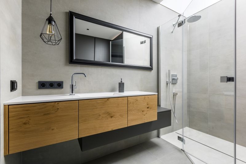 Modern Bathroom with Floating Elements